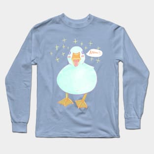 Screaming Duck Long Sleeve T-Shirt